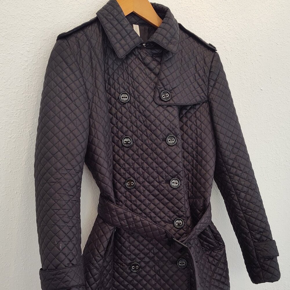 TRU TRUSSARDI, Women’s Quilted Jacket, Raincoat, Utility, Euro 48, Italy